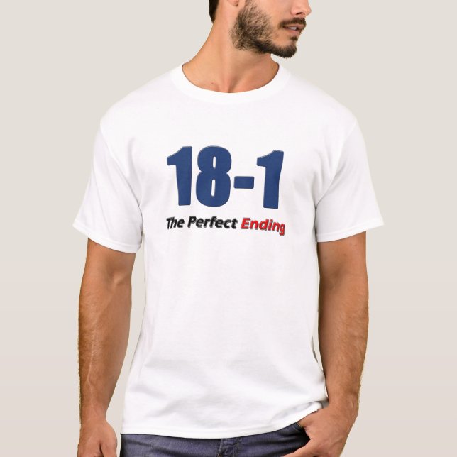 T-shirt 18-1 fin parfaite (Devant)