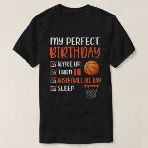 T-shirt 18 ans Basketball Anniversaire 18e Boy Bda