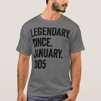 T-shirt 18 ans de légende depuis janvier 2005 18 ans