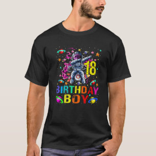 T-shirt 18 Ans Garçon Astronaut 18E Anniversaire Boy Space