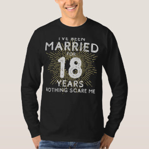 T-shirt 18 Ans Mariés : Intrépide et Intrépide Anniversa