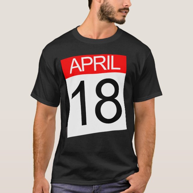 T-shirt 18 Avril (Devant)