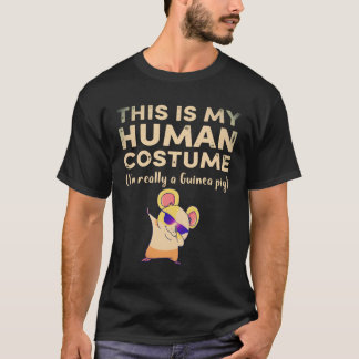 T-shirt 18 C'est mon costume d'humain Je suis vraiment un 