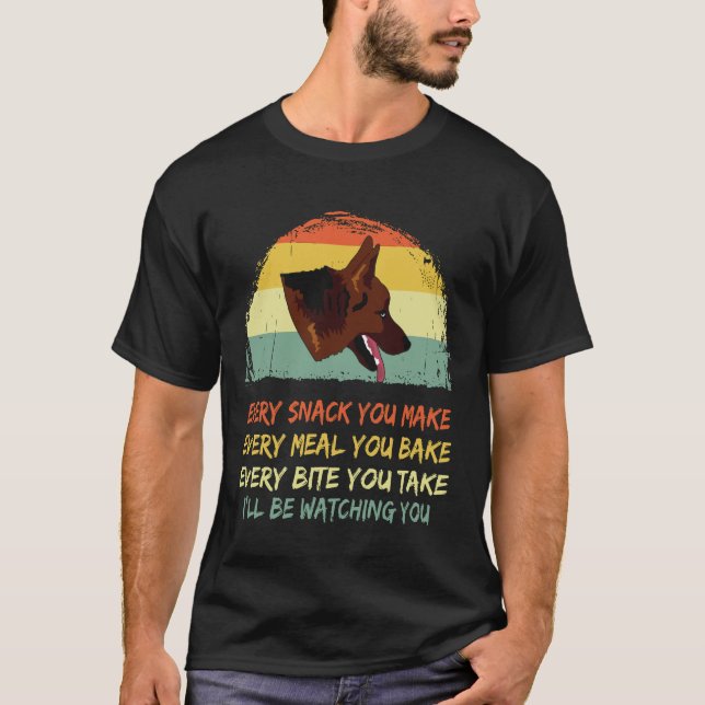 T-shirt 18 Chaque friandise que vous ferez... Je vous surv (Devant)