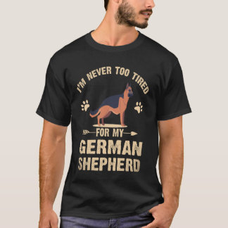 T-shirt 18 Je ne suis jamais trop fatigué pour mon berger 