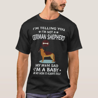 T-shirt 18 Je vous dis que je ne suis pas un berger allema