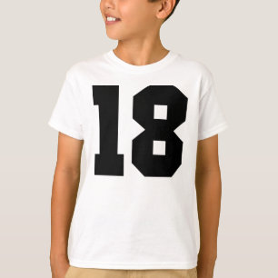 T-shirt 18 - Numéro 18