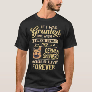T-shirt 18 Si j'étais accordé un vœu je souhaite que mon a