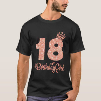 T-shirt 18 Sucré 18E Couronne K Pour
