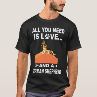 T-shirt 18 Tout ce dont vous avez besoin est l'amour et un