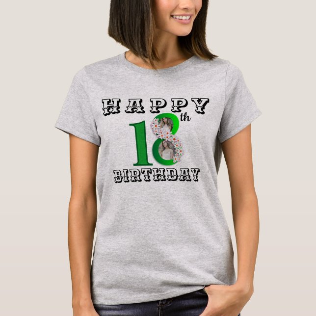 T-shirt 18e anniversaire (Devant)