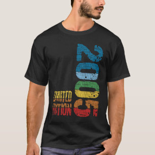 T-shirt 18e anniversaire 2005 Idée 18 ans 1