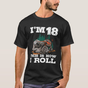 T-shirt 18E Anniversaire 4X4 Hors Route Lover 18 Ans Anniv