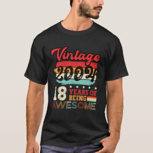 T-shirt 18E Anniversaire Cool Idée Anniversaire À 18 Ans M