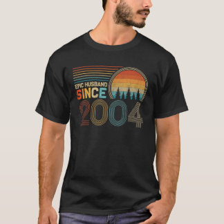 T-shirt 18e anniversaire du Mariage pour lui Epic Mari Sin