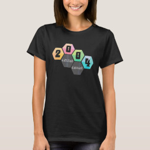 T-shirt 18e anniversaire garçon fille 18 ans 2004 23