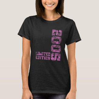 T-shirt 18e anniversaire garçon fille 2005