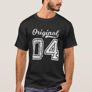 T-shirt 18E Anniversaire Garçon Fille Née En 2004 Original