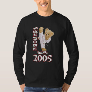 T-shirt 18e anniversaire Hommes Femmes 2005 Awesome Karate