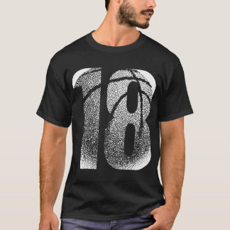 T-shirt 18E Anniversaire Joueur De Basket De Basket 18