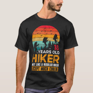 T-shirt 18E Anniversaire Randonnée Montagne 18 Ans Randonn