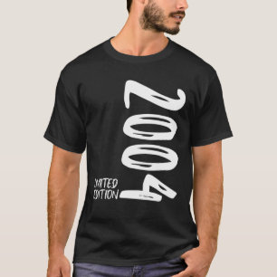 T-shirt 18e Birthday Boy Girl 2004 Limited Edition Venin