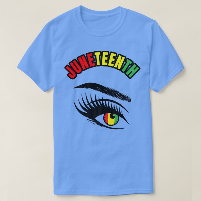 T-shirt 18e Histoire des Noirs Hommes Femmes Enfants B (Design devant)