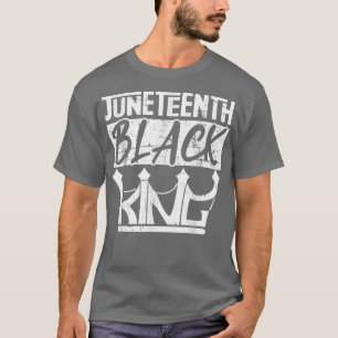 T-shirt 18e Roi Noir Puissance Noire Histoire Noire Mo