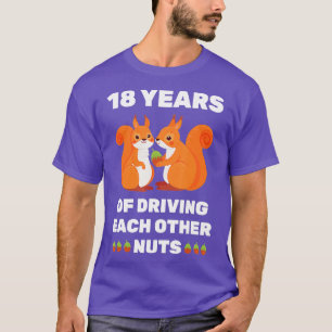 T-shirt 18ème 18ème Anniversaire Mariage Drôle Couple Pour