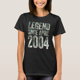 T-shirt 18th Birthday March Born 18 Years Legend Since 20