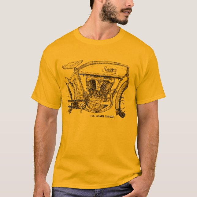 T-shirt 1914 de moto de Sears (Devant)