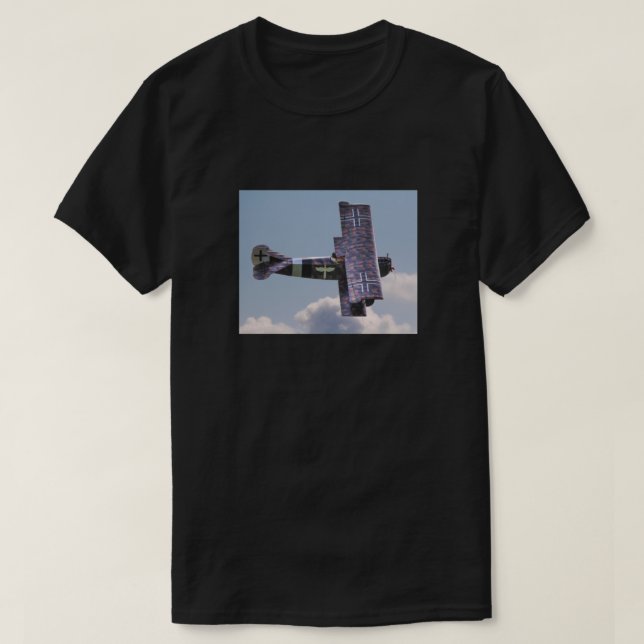 T-shirt 1917 Fokker D VII en vol essentiel (Design devant)