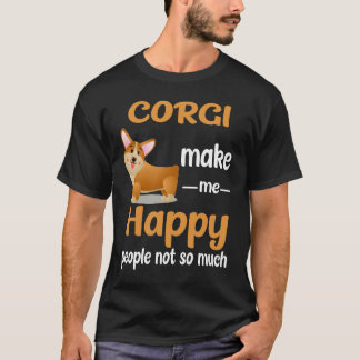 T-shirt 191 Corgi me rend heureux