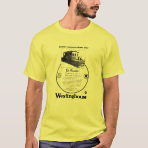 T-shirt 1923 de locomotive de Baldwin-Westinghouse