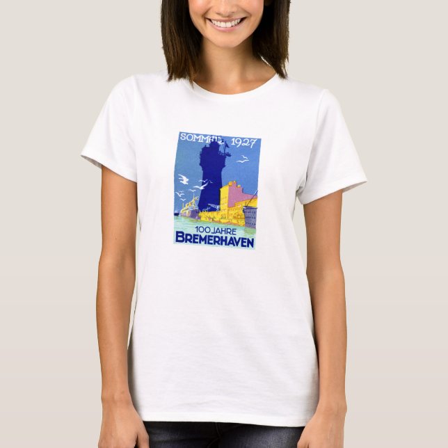 T-shirt 1927 Bremerhaven Allemagne (Devant)