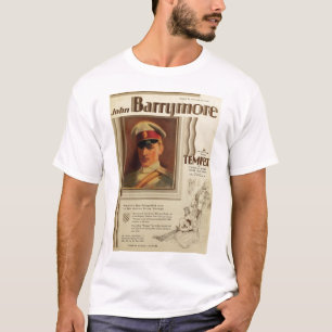 T-shirt 1928 d'affiche de film de John Barrymore