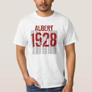 T-shirt 1928 ou toute année Meilleur cadeau d'anniversaire