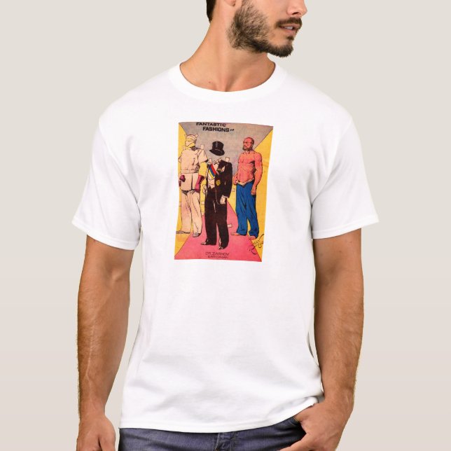 T-shirt 1934 Dr Zarkov poupée papier Flash Gordon (Devant)