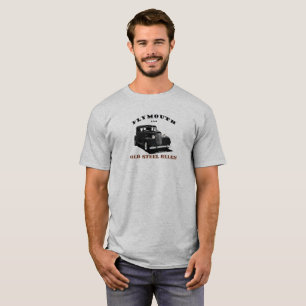 T-shirt 1934 Plymouth Chrysler. Mopar. Black Hotrod 1934.