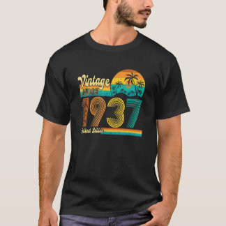 T-shirt 1937 85e anniversaire 85 ans rétro