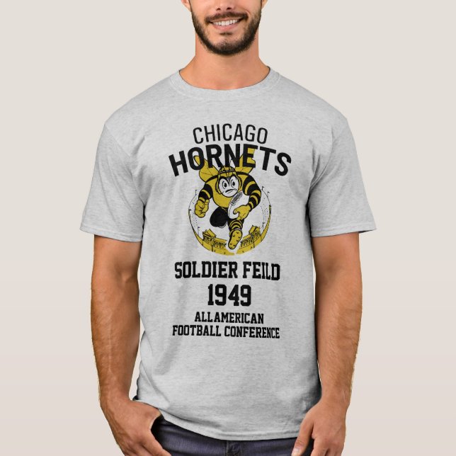 T-shirt 1949 Chicago Hornets Football américain AAC (Devant)