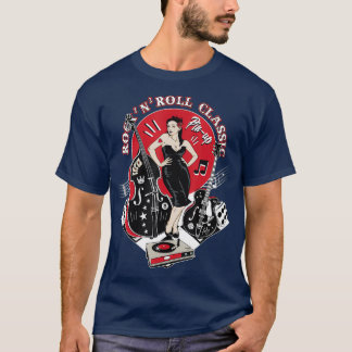 T-shirt 1950 Sock Hop Rockabilly Pinup Vêtements Hommes Do