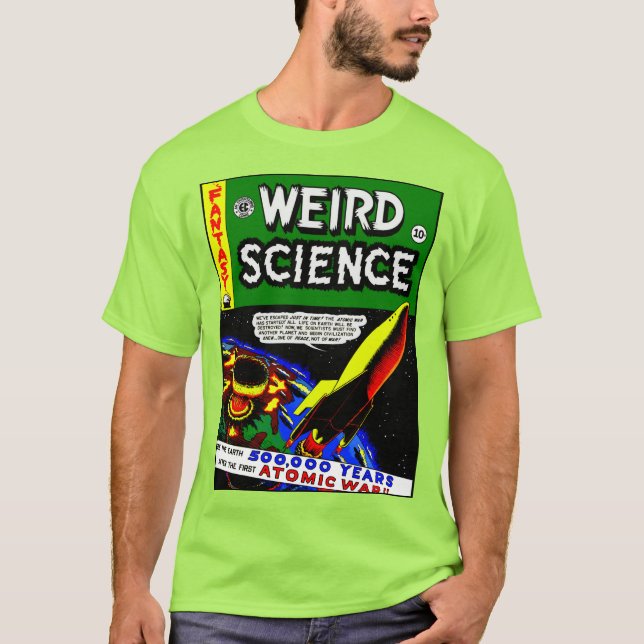 T-shirt 1950's WEIRD : Science~T-shirt Imaginaire (Devant)