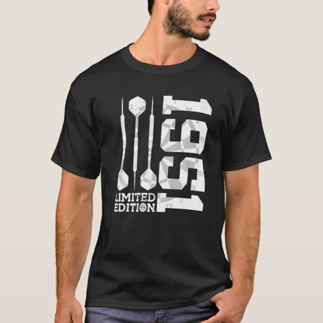 T-shirt 1951 DARTS 71e ANNIVERSAIRE 1 (Devant)