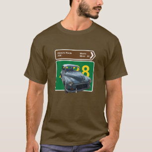 T-shirt 1952. Morris Minor. Voiture Classique Britannique.