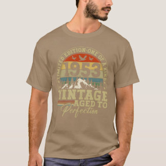 T-shirt 1953 Anniversaire 70 Ans vintage drôle