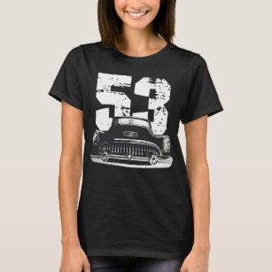 T-shirt 1953 Buick Special Front Grill View Silhouette 