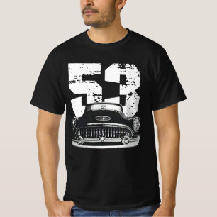 T-shirt 1953 Buick Special Front Grill View Silhouette 