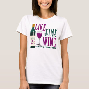 T-shirt 1956 COMME LE VIN fin âgé au cru de PERFECTION