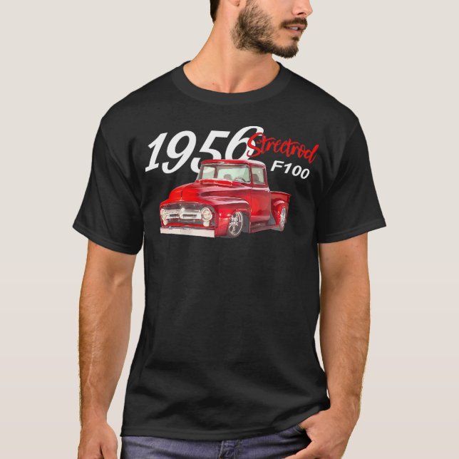 T-shirt 1956 F100 Ramassage Vintage Camion Ramassage (Devant)